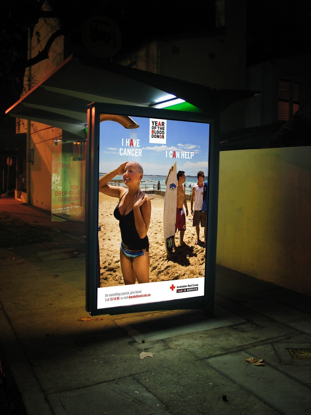 Year of the Blood Donor outdoor campaign